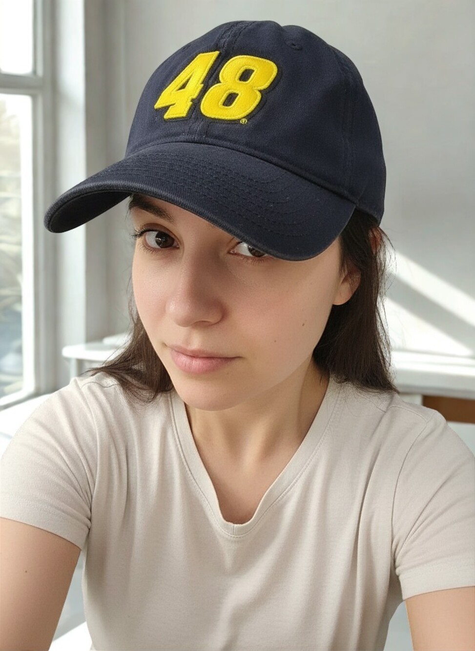 Jimmie Johnson #48 NASCAR Racing Hat Blue Chase Authentics Cap